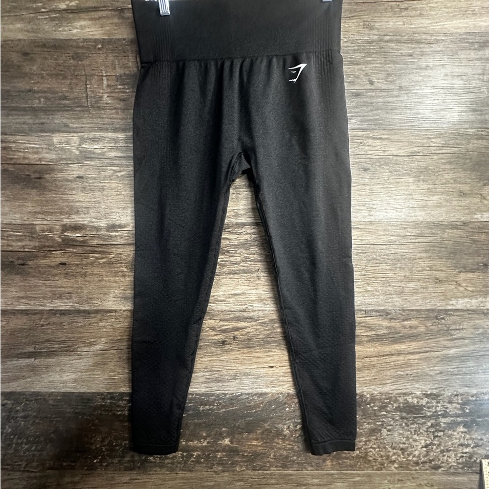 Gymshark‎ Black Workout Fitted Compression Leggings